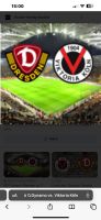 20.4. - 2  VIP Tickets SG Dynamo Dresden - FC Viktoria Köln Dresden - Schönfeld-Weißig Vorschau