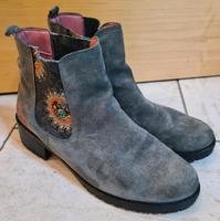 DESIGUAL Schuhe Stiefelette Chelsea-Boots Gr. 41 Leder grau Nordrhein-Westfalen - Wesel Vorschau