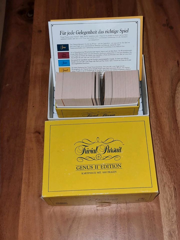 Trivial Pursuit Evergreen Edition + Genius 2 Edition in Stechow-Ferchesar