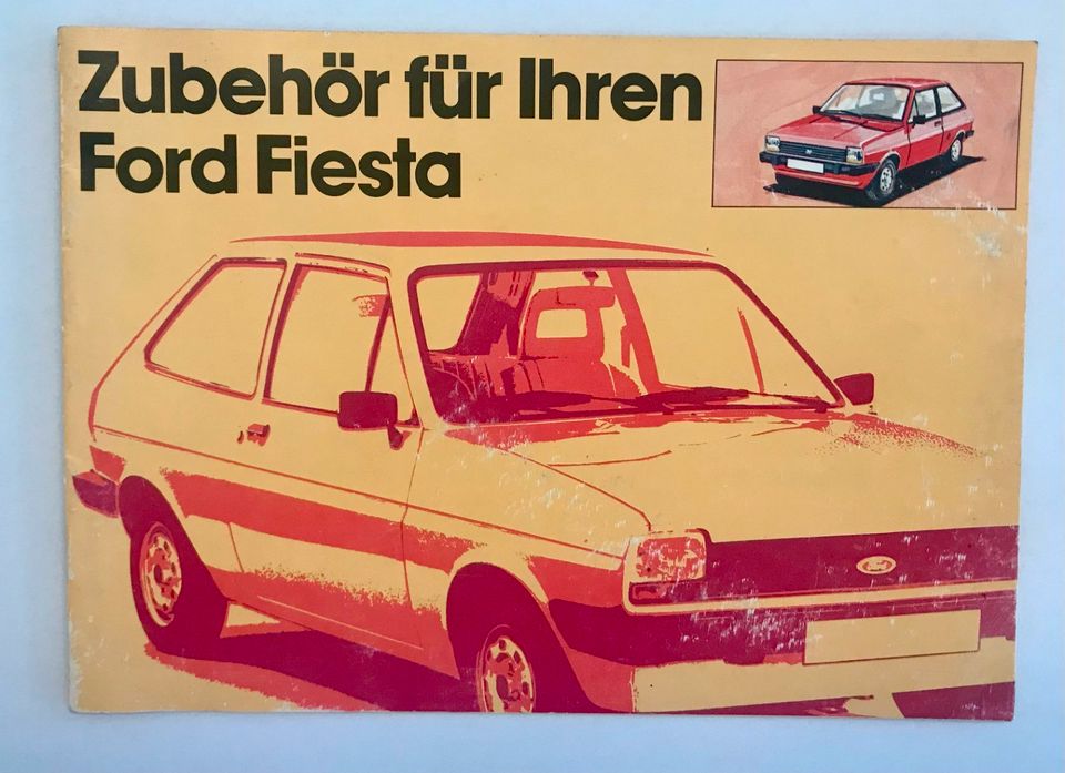 Ford Fiesta - Prospekt (Broschüre) Zubehör für Ihren Ford Fiesta in Hamburg