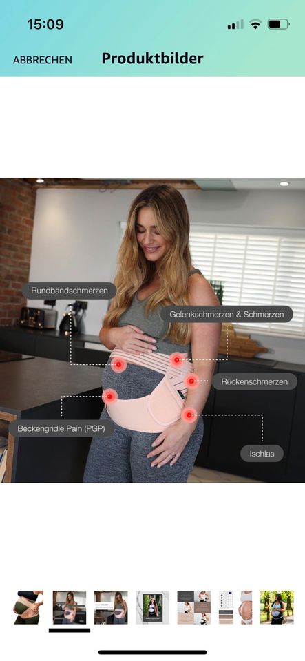 Schwangerschafts Bauchgurt Symphysengurt Ischias in Kalkar