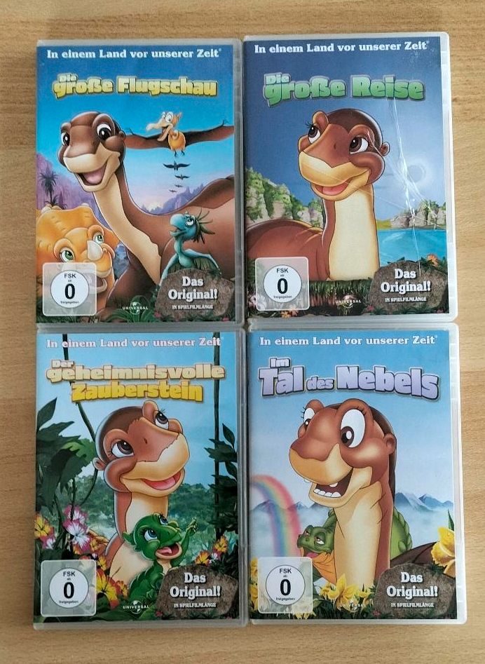 4 DVD-Filme:   In einem Land vor unserer Zeit in Deißlingen