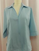 Damen Sommer Bluse Longbluse Hemdbluse Hellblau 3/4 Arm Gr. 36 Hessen - Herleshausen Vorschau