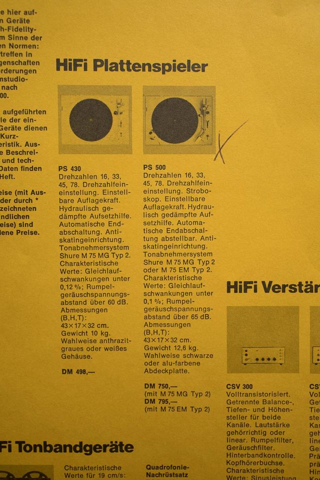Braun PS 500 Plattenspieler inkl. Anleitung, sehr guter Zustand in Essen