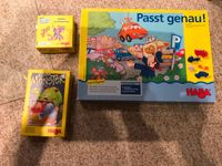 HABA Spiele „Passt genau!“, „Kleine Monster“, „Zählen und Rechnen Niedersachsen - Rosdorf Vorschau