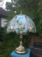 Vintage Messing-Lampe Glasplatten Touch Dimmbar Tiffany Stil Gold Niedersachsen - Wolfsburg Vorschau