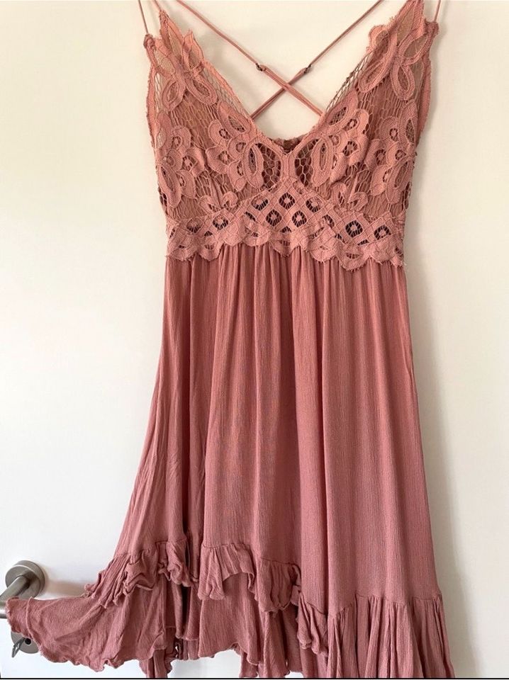 Free People Kleid Adella Gr XS S 34 36 Altrosa Top in Geestland