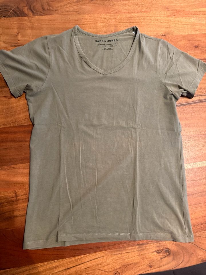 Jack & Jones Herren T Shirt Grün L in Oer-Erkenschwick