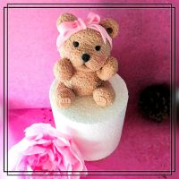 Teddybär Mädchen Tortenfigur aus Fondant, TortenDekor Hessen - Kassel Vorschau