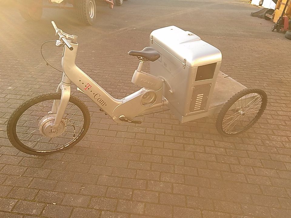 Lastenrad Dreirad E-Bike Alurahmen eh. Antrieb Brennstoffzelle in Lohra
