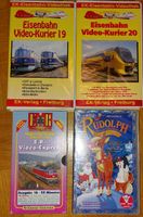 VHS Kassetten Eisenbahn Kurier & Rudolph & Faszination Eisenbahn Baden-Württemberg - Karlsruhe Vorschau