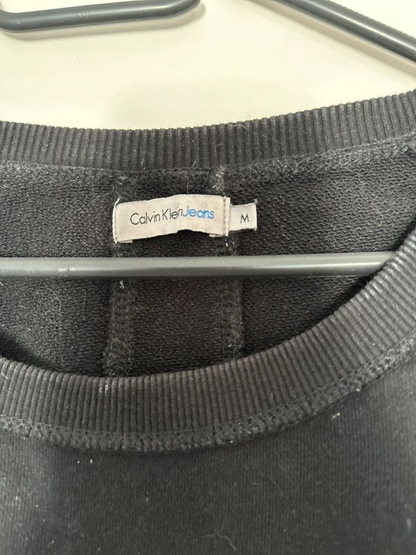 Calvin Klein Jeans Pullover Sweatshirt Schwarz grau M in Völklingen