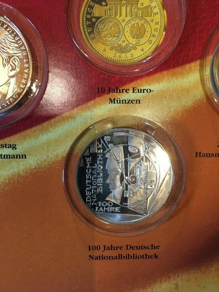 Jahrgangssatz 2012 10-Euro Gedenkmünzen 5St. komplett gegen Gebot in Neubrunn