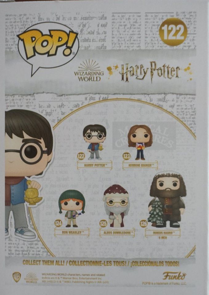 Harry Potter Figur Christmas Nr. 122 „POP“ FUNKO, Neuwahre in Zittau