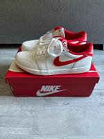 Jordan 1 Low OG white red sneaker Hamburg-Mitte - Hamburg Horn Vorschau