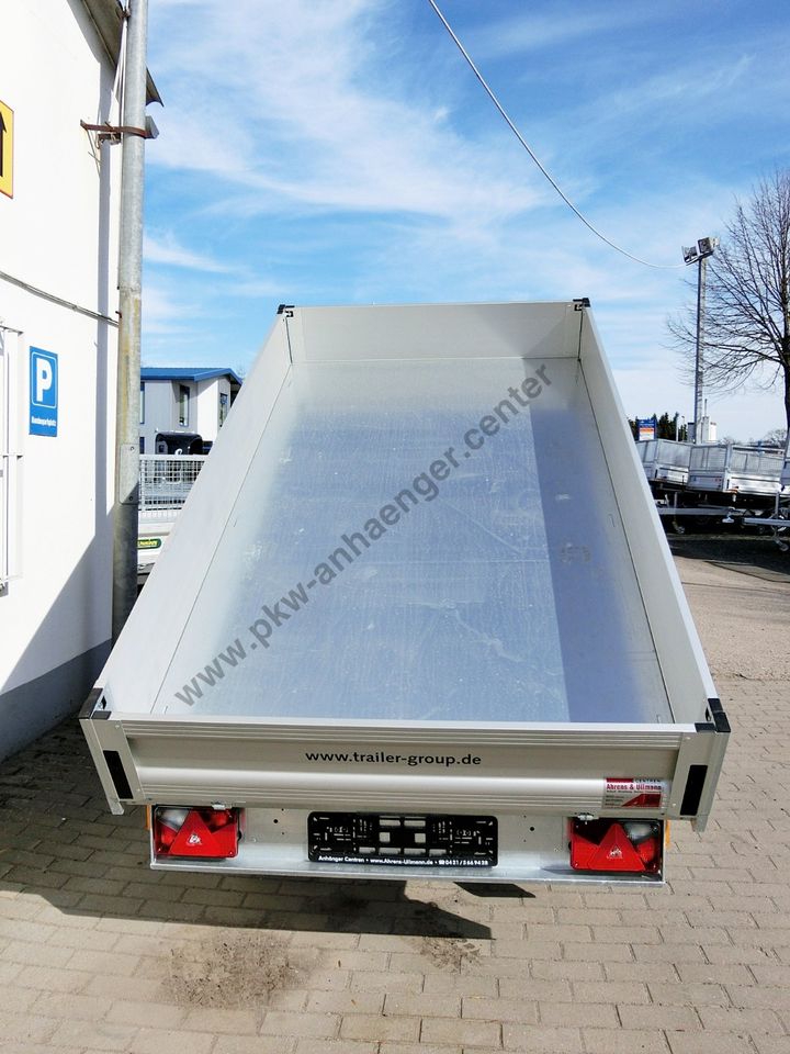 UNSINN WEB-HK2715-26-13 2600kg 276x150x100cm Rückwärtskipper mit Bordwandaufsatz PUMPless in Stuhr