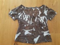 Bluse Damen Gr. 36 braun weiß Bandolera Bonn - Duisdorf Vorschau