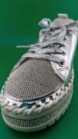 Damen Sneaker - Diamond Silver mit Glitzersteinen Bayern - Landshut Vorschau