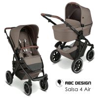 ABC-Design Salsa 4 Air - 2in1 Kinderwagen-Set - Nature Pure Edition - inkl. Babywanne + Sportsitz + XXL-Zubehörpaket - NEU Hessen - Fulda Vorschau