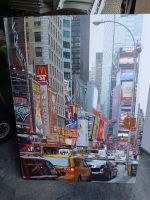 Bild USA auf Leinwand New York City Retro 80 x 60 Bayern - Regen Vorschau