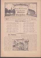 Kirchenblatt KIRCHGEMEINDE OBERLAIS GLASHÜTTEN Vogelsberg 1922 Sachsen - Hainichen Vorschau