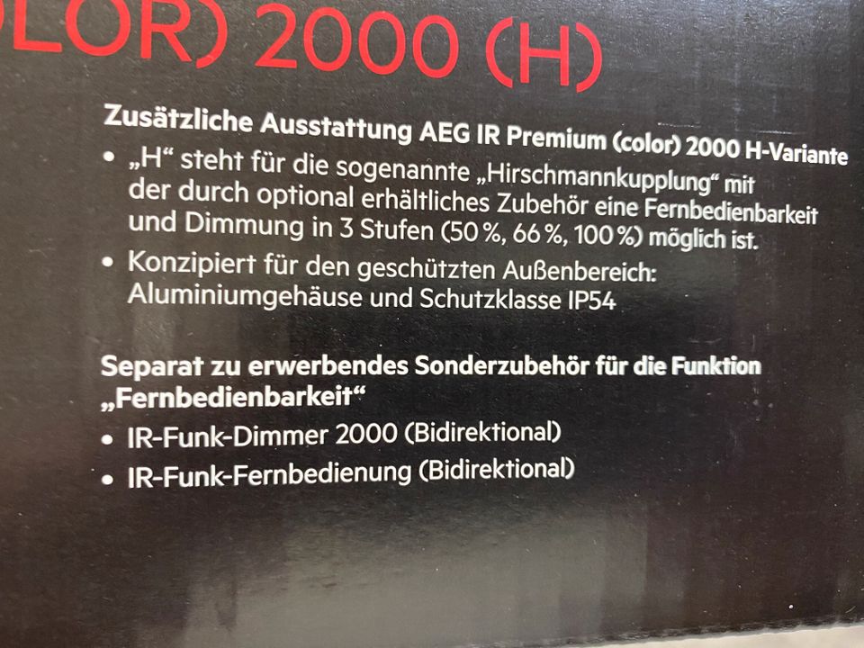 AEG IR Terrassen-Heizstrahler Premium in Berlin