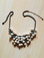 Halskette mit Perlen / Modeschmuck Bayern - Steinwiesen Vorschau