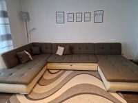 Couch in braun/beige Bayern - Eggenfelden Vorschau