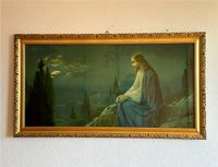 Jesus Christus Ölberg Bild Rahmen Spiegelrahmen gold 110x61 cm München - Schwanthalerhöhe Vorschau