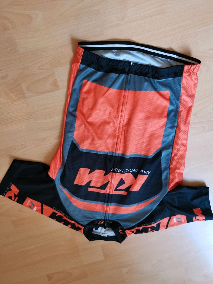 KTM Trikot Fahrrad Anzug Jacke Hose Soommer Orange in Wassenberg