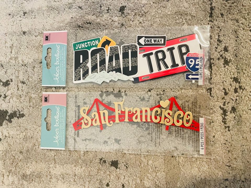 Scrapbook Sticker West Coast USA Orleans San Francisco California in  München - Moosach | Basteln, Handarbeiten und Kunsthandwerk | eBay  Kleinanzeigen ist jetzt Kleinanzeigen