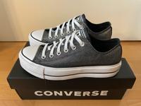 Converse Chucks Plateau Sneaker Schwarz Grau metallic 38 München - Hadern Vorschau