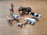 Schleich Tiere Afrika Wild Life Elefant Bulle Giraffe Eisbär Leipzig - Kleinzschocher Vorschau