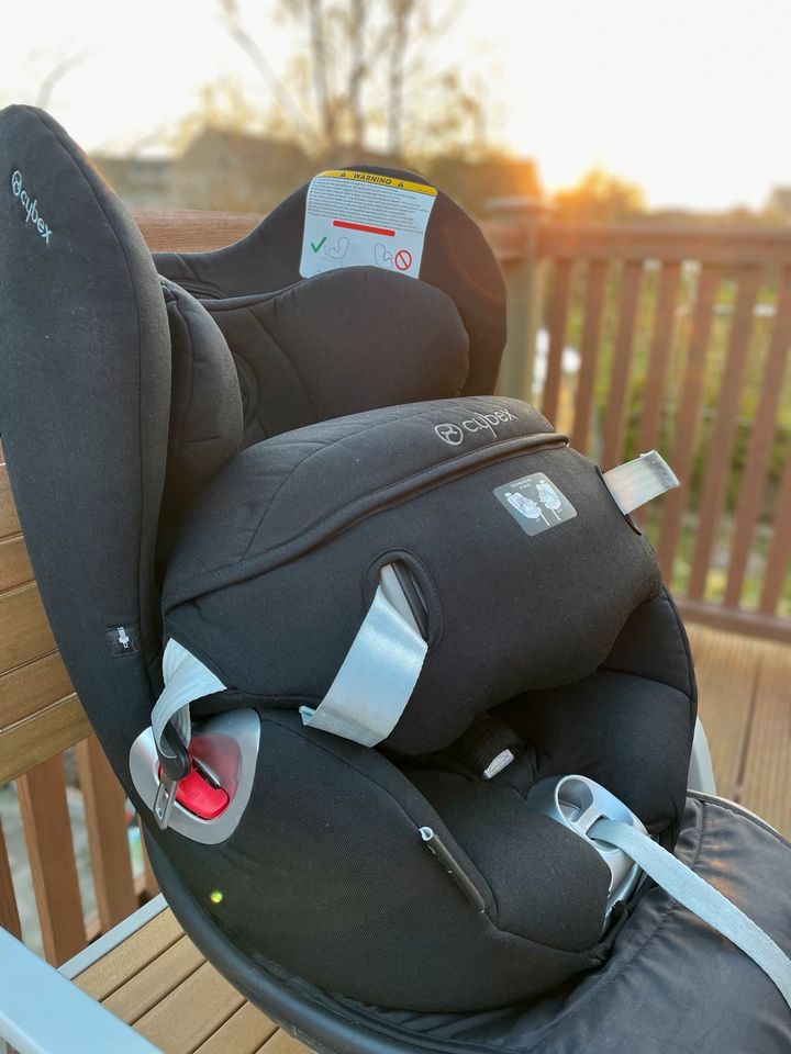 Cybex Sirona Platinum Kindersitz reboarder schwarz 0-4 Jahre in Broderstorf