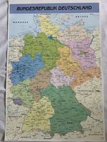 Landkarte mit den Bundesländern Wandsbek - Hamburg Eilbek Vorschau