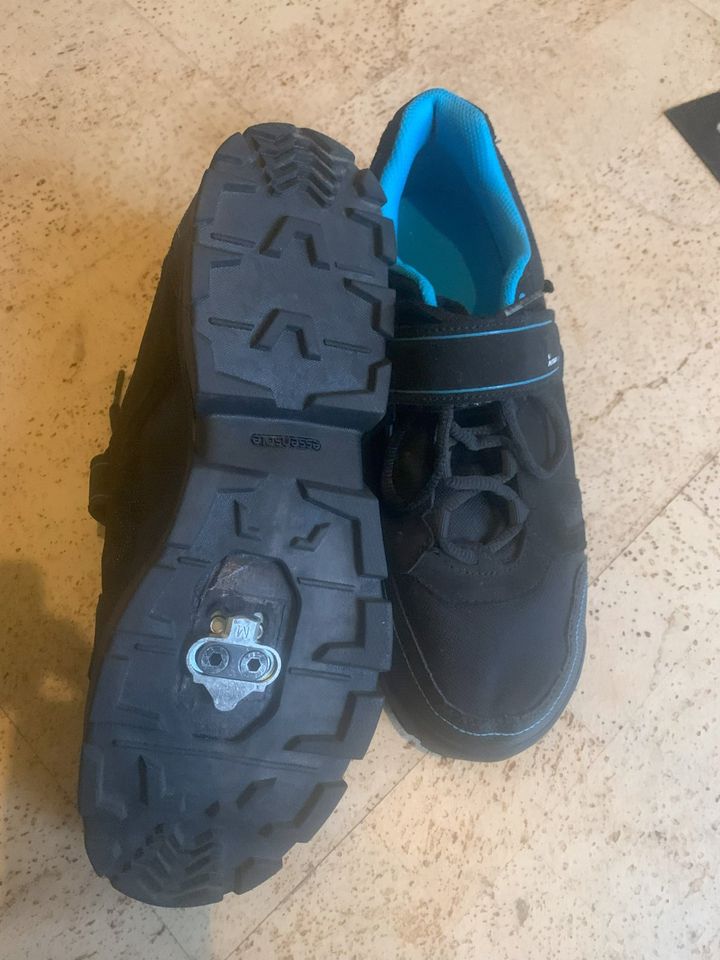 MTB-Schuhe Decathlon Größe E 43 gebraucht für Klickpedale in Essen