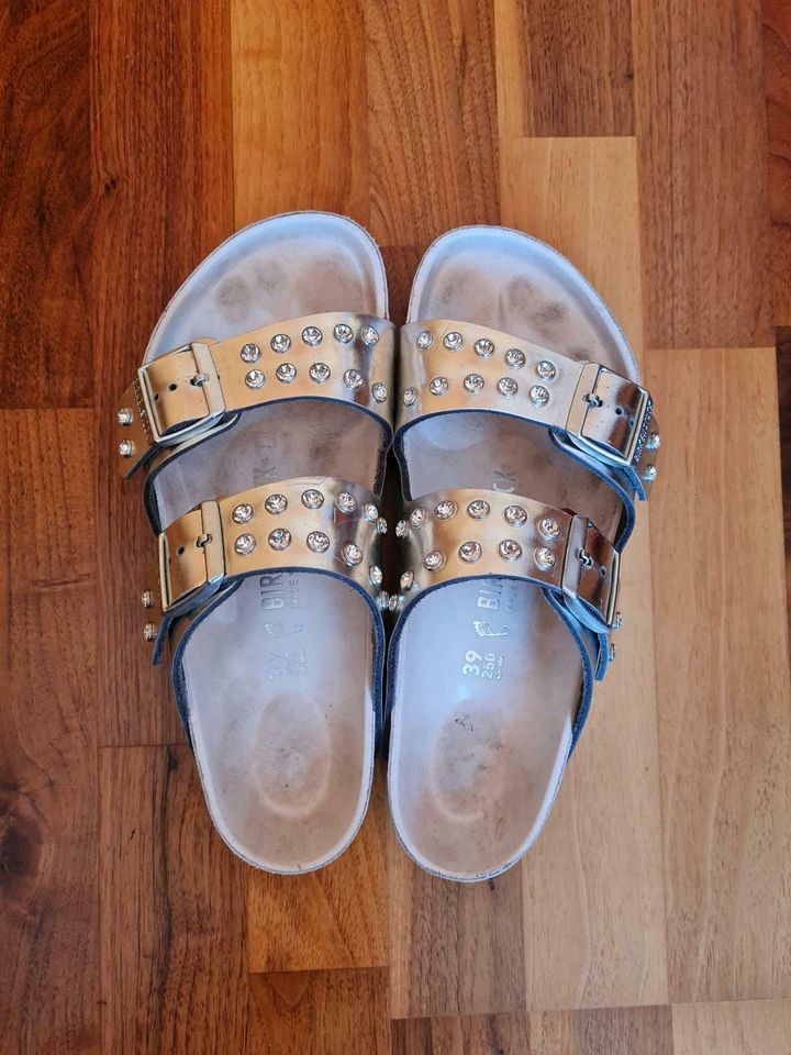 Birkenstock Arizona Kaduna 39 Silber Swarowski in Berlin