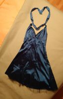 Glänzendes Satin Cocktail-Kleid / Abendkleid blau, Damen Gr. 34 Bayern - Würzburg Vorschau