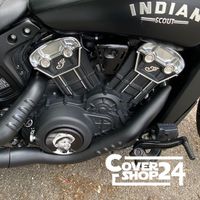 Motordeckel Seitendeckel Wunschgravur f. Indian Scout cover Bayern - Dietersheim Vorschau