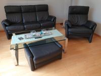 Leder Sofa Couch W. Schillig 3 Sitzer, Sessel u. Hocker Funktion Nordrhein-Westfalen - Geilenkirchen Vorschau