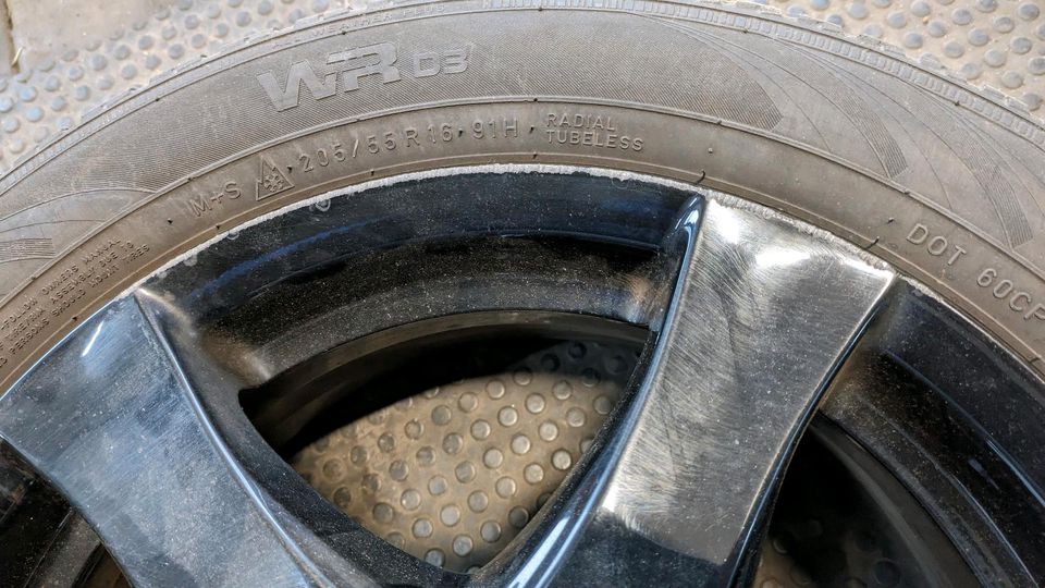 4 x 16" Winterkompletträder Alu VW Seat Skoda Nokian 205/55 R16 in Radeberg