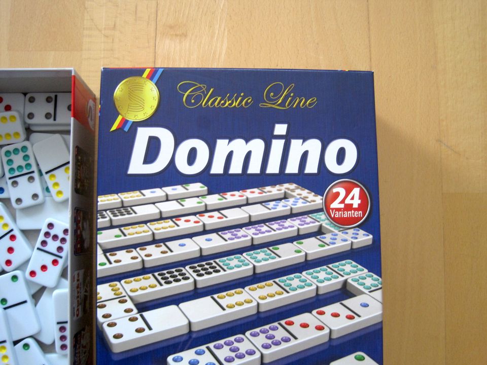 Schmidt Spiele 49207 Classic Line, Domino mit großen Spielsteinen in Konstanz