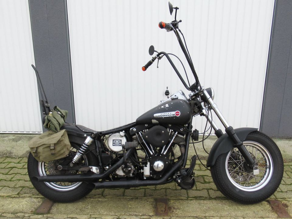 Harley Davidson FX Shovelhead, EZ 1981 in Ludwigshafen