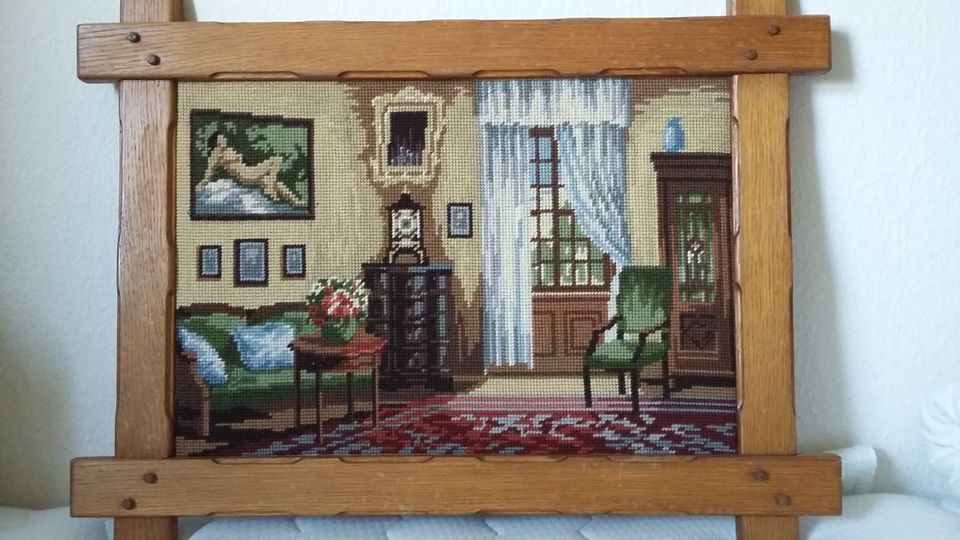 Gobelinbild "Ein Wohnzimmer" in Mülheim (Ruhr)