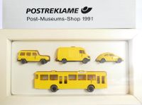 Wiking H0 Fahrzeuge- Set * Postreklame 1991 * "PMS Post Museums S Bayern - Gunzenhausen Vorschau