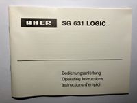 Bedienungsanleitung für Uher SG 631 LOGIC Hessen - Kassel Vorschau