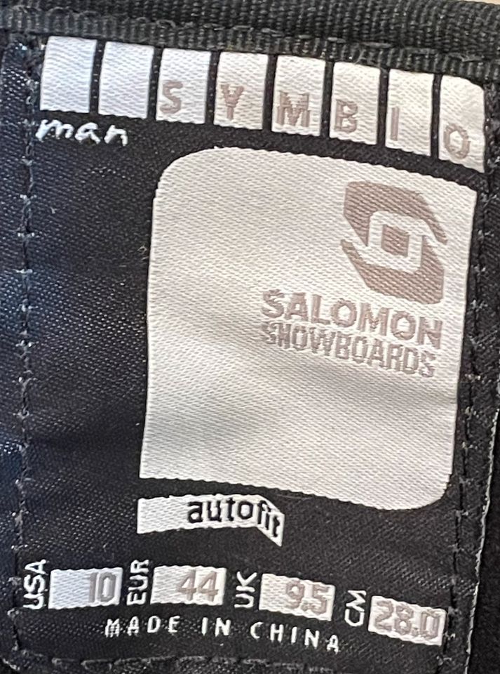 Salomon Symbio man Gr. 44 10 280 Snowboard Schuhe Boots Stiefel in Oechsen