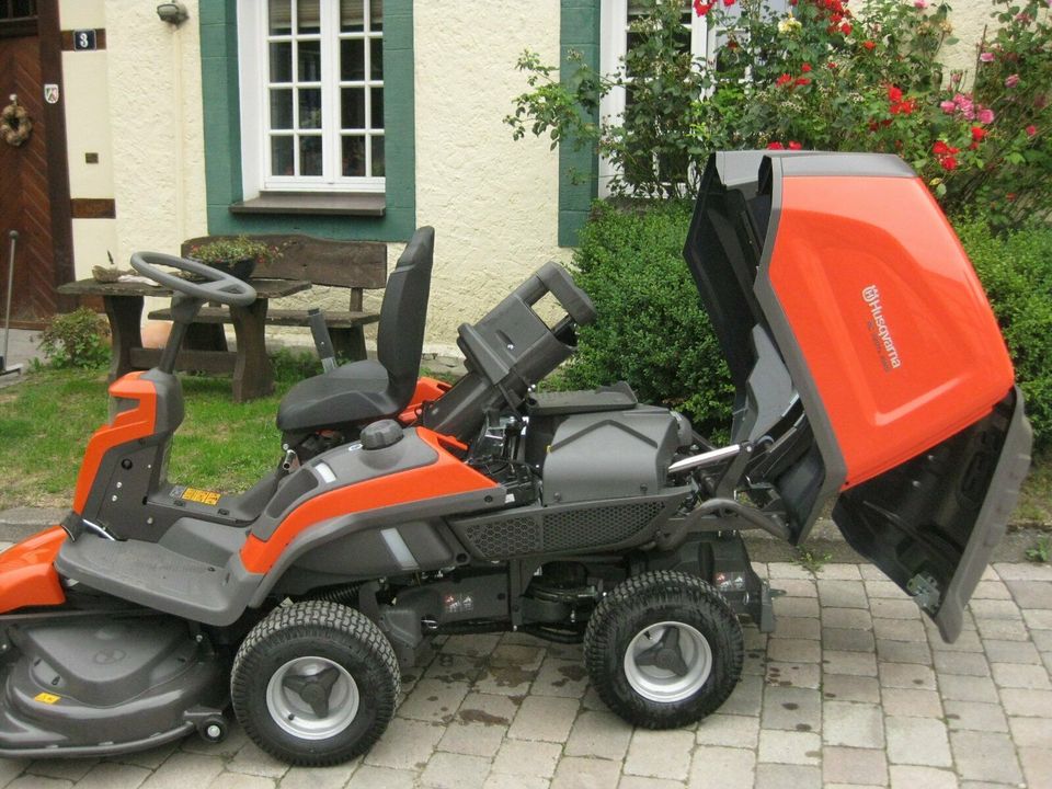 NEU Husqvarna Rider RC320Ts AWD Aufsitzmäher Fangkorb Frontmäher in