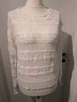 Esprit Pullover Lochmuster weiß Gr XL eher L 40  *NEU* Essen - Essen-Kettwig Vorschau