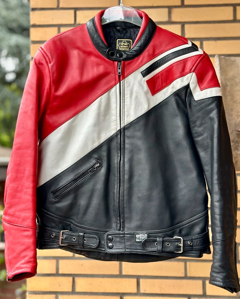 Lederjacke Motorrad Jacke Gr. 54. Bikerjacke in Bergheim